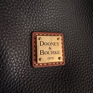 Dooney & Bourke Black Textured Leather Bag